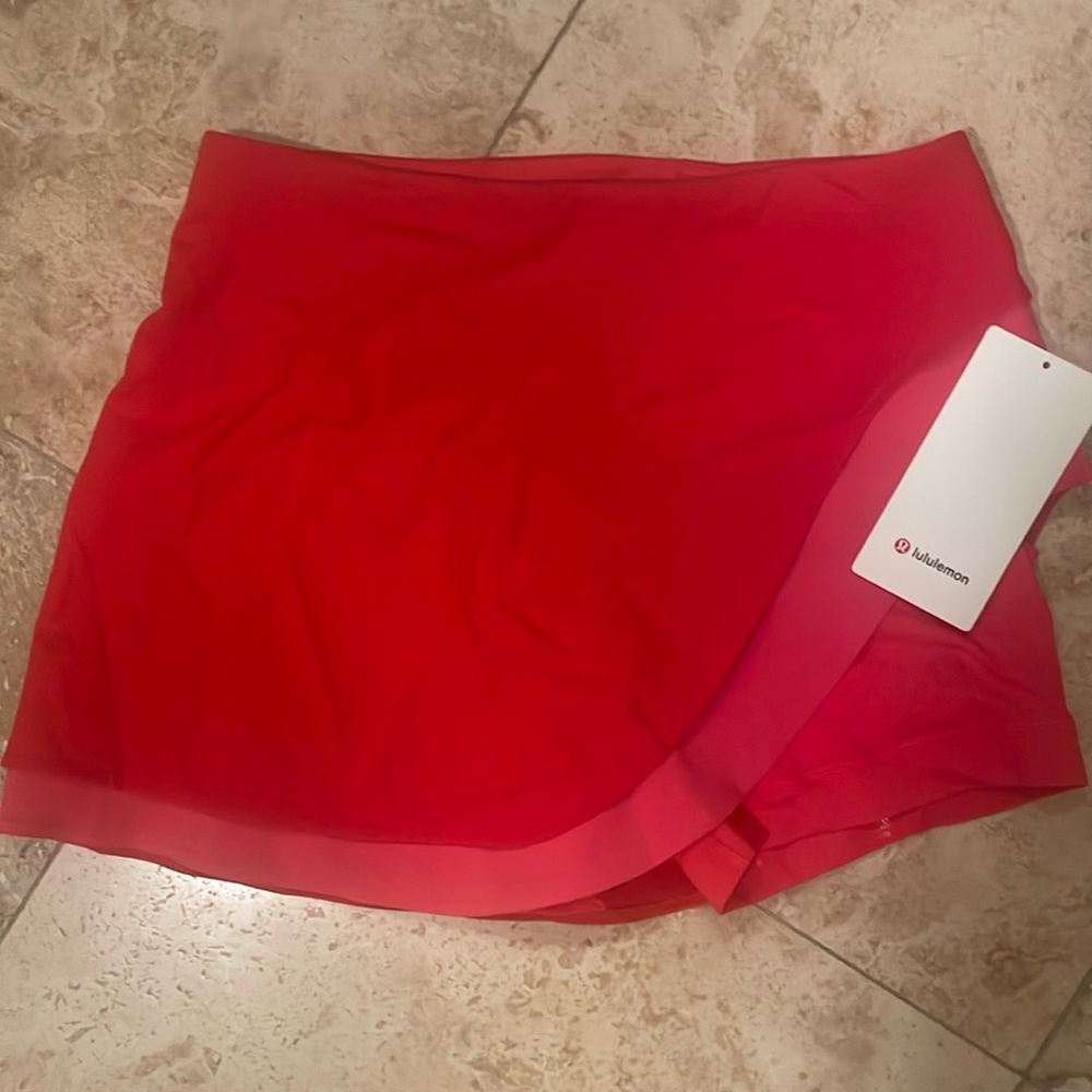 Lululemon asymmetrical layered hr tennis skirt